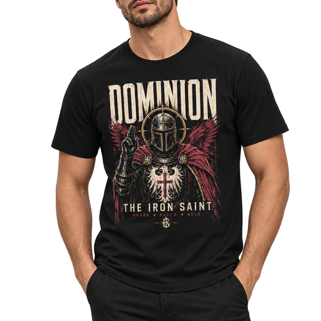 DOMINION — The Iron Saint t-shirt