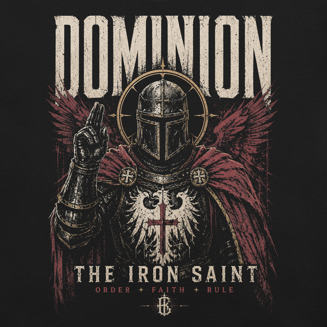 DOMINION — The Iron Saint t-shirt