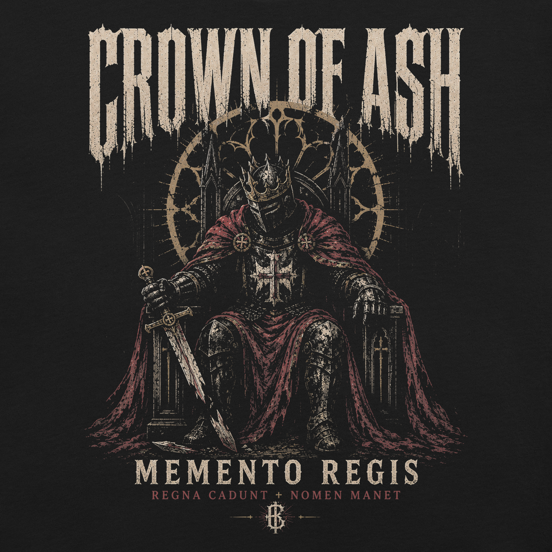 CROWN OF ASH — Memento Regis t-shirt
