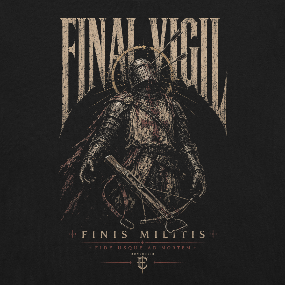FINAL VIGIL — Finis Militis t-shirt